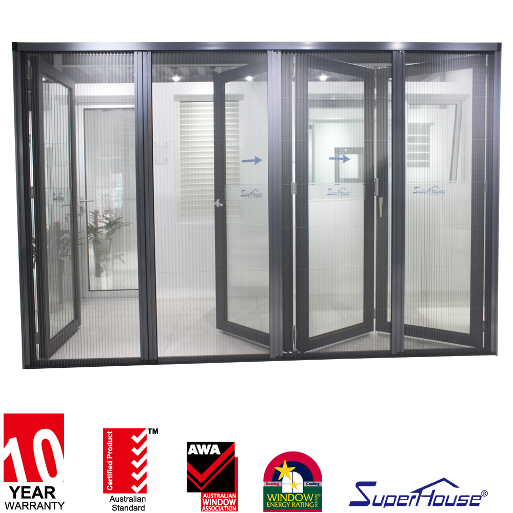 Versatile Minimalist Aluminum Alloy with Sound Insulation and Double Glazing Tempered Glass NFRC Thermal Broke Sliding Door