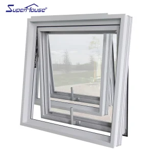 Superhouse Custom Sizes Aluminum Skylight with Modern Design for Outdoor Use Ventilation & Light Transmission Awning Window