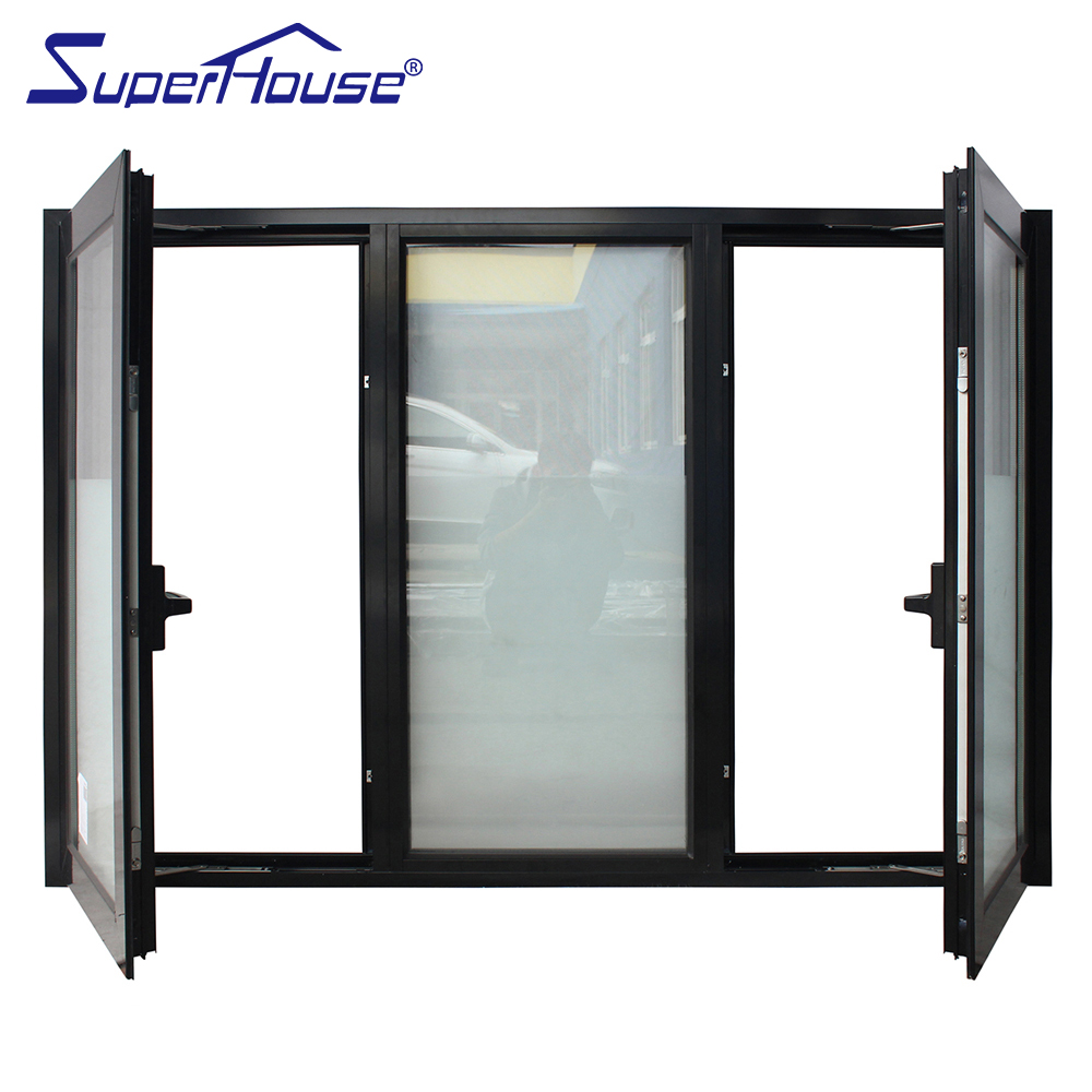 AS2047 NOA Aluminium Swing Horizontal Aluminum Window Modern Hanging Aluminum Alloy Villa Windproof 10 Years,more Than 5 Years