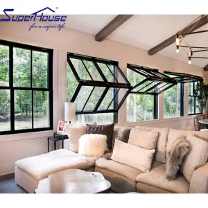 Vertical Folding windows up and Down Bi Fold Window