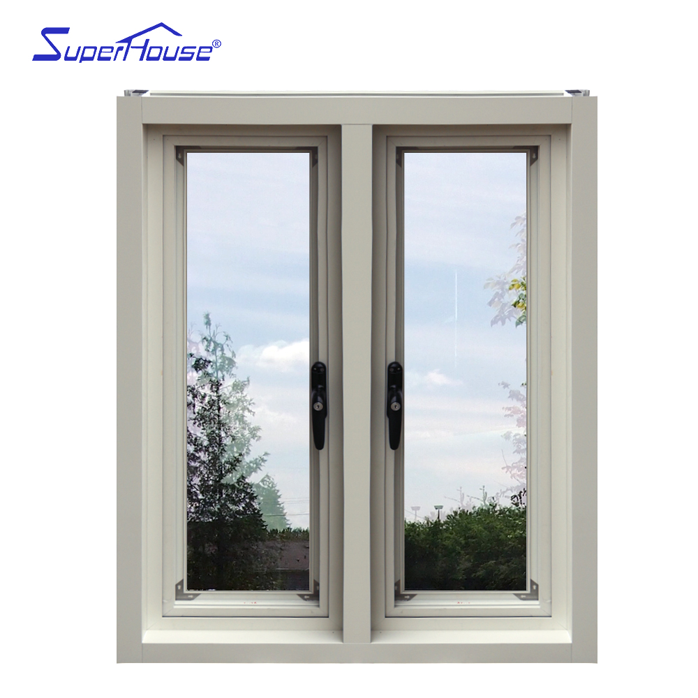 Superhouse Modern Design High Quality Thermal Break Aluminum Window for Villa & Hotel Casement Window