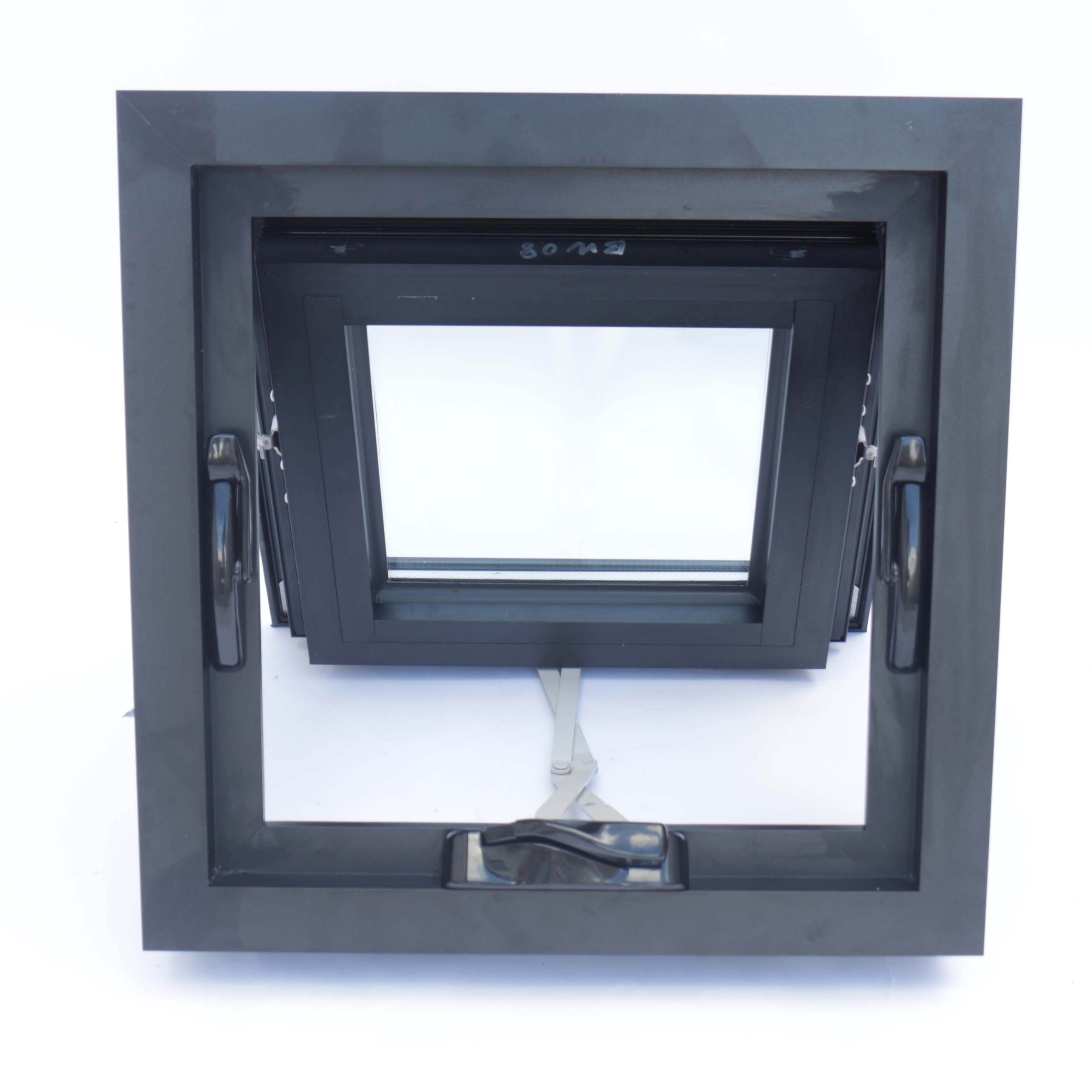 Modern Design Thermal Break Soundproof Aluminum Windows Double Glazing Tempered Glass Chain Winder Awning Window