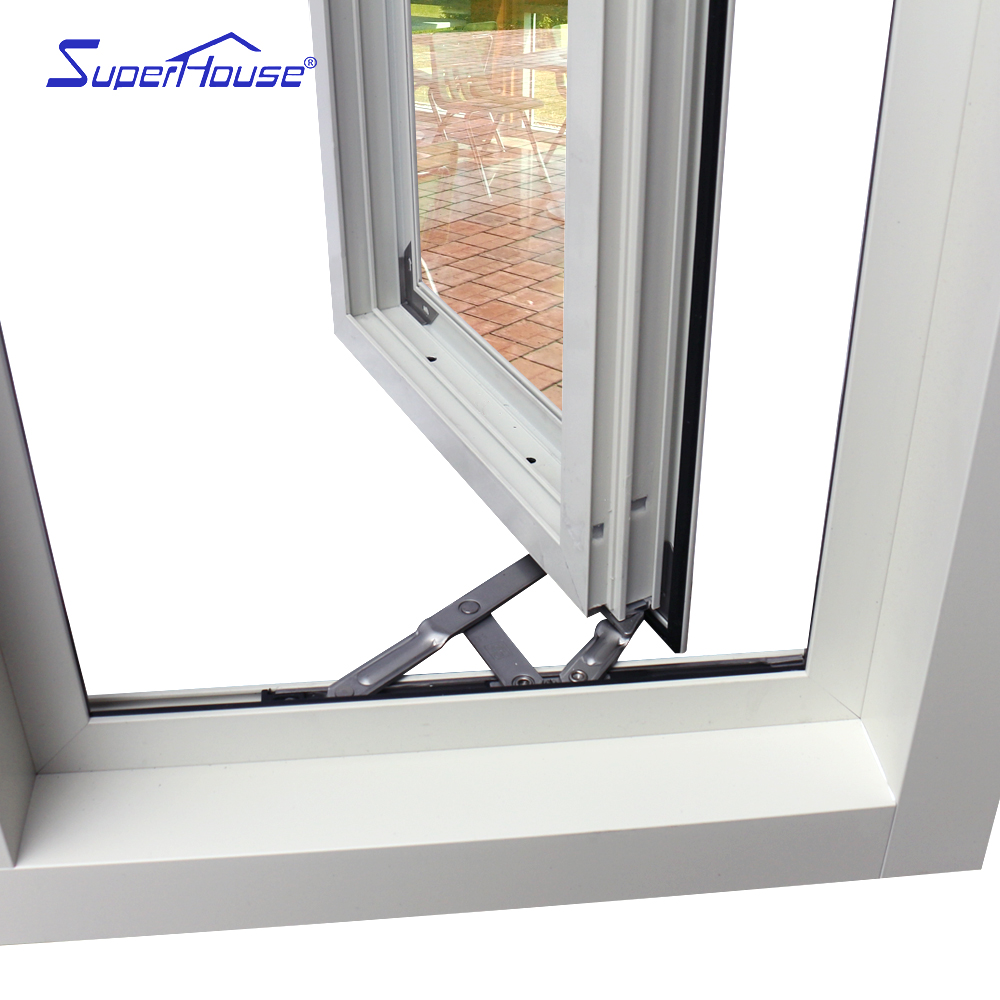Superhouse Modern Design High Quality Thermal Break Aluminum Window for Villa & Hotel Casement Window