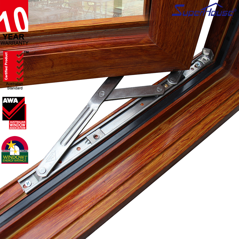 Superhosue 20 Years Industry Experience High Energy Efficiency NFRC Narrow Frame Aluminium Casement Window Aluminium windows