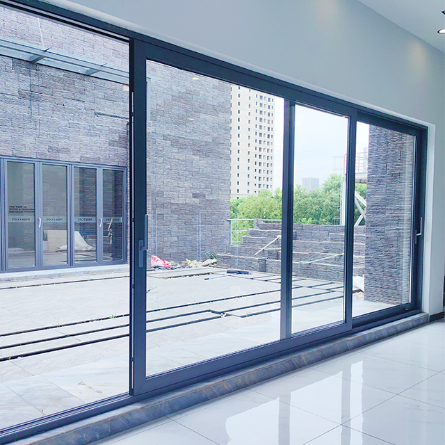 Customized Design Hurricane Proof NFRC NOA FPA AS2047 Double Glass Aluminum Lift-sliding Doors with High Quality
