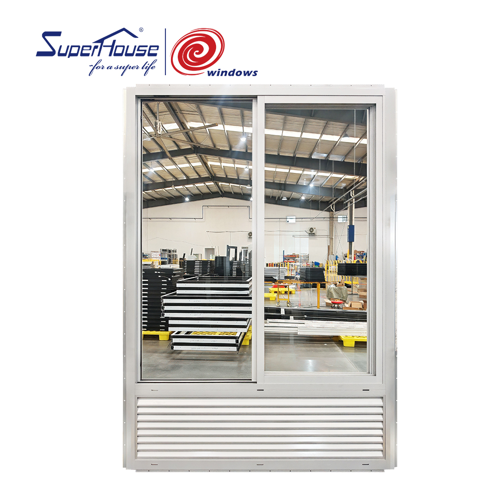 Florida NOA DBPR Modern Design Fixed Window PTAC Factory Price Impact Sliding  Windows for Hotel Apartment Commercial Project