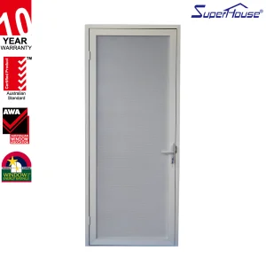 Customized Slim Sliding Door with Security Mesh SLIDING DOORS Partition Doors Graphic Design Modern Exterior Hotel Finished