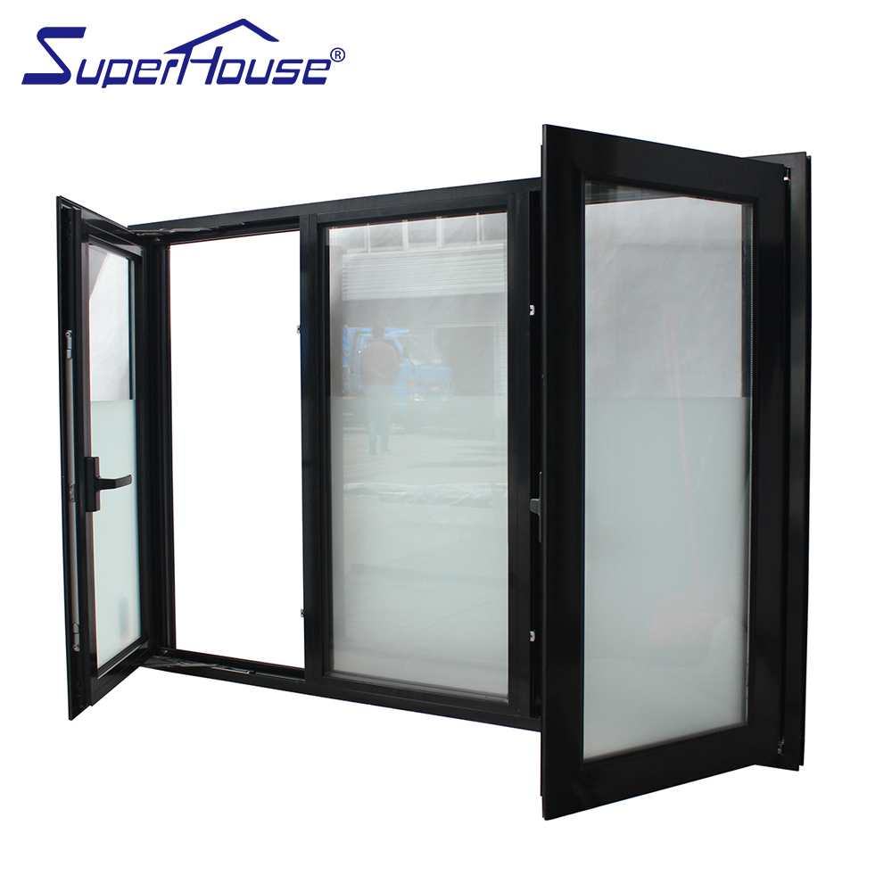 AS2047 NOA Aluminium Swing Horizontal Aluminum Window Modern Hanging Aluminum Alloy Villa Windproof 10 Years,more Than 5 Years