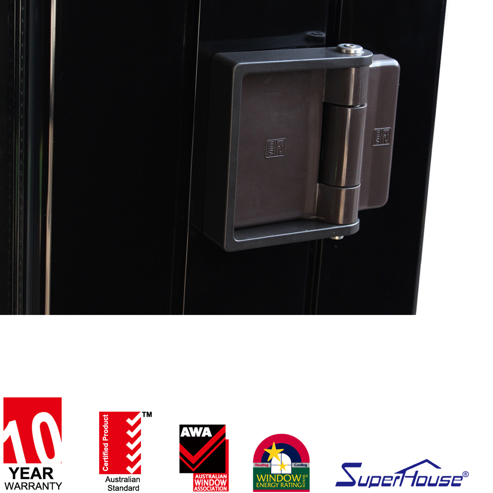 Superhouse for Commercial Use High Quality Security Exterior Aluminum Frame Double Tempered Glass Bifolding Folding Door