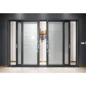 NFRC Certified Aluminum Lift&Slide Door Multi-Layer Sealing D-Shape Handle Heat Insulation Anti-Pinch For Balcony Entry Use