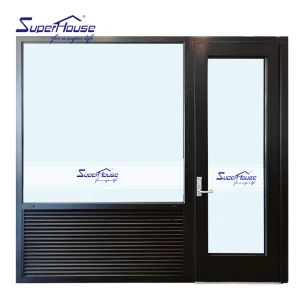 Florida NOA Approved Aluminum Casement Escape Door With Panic Exit Device