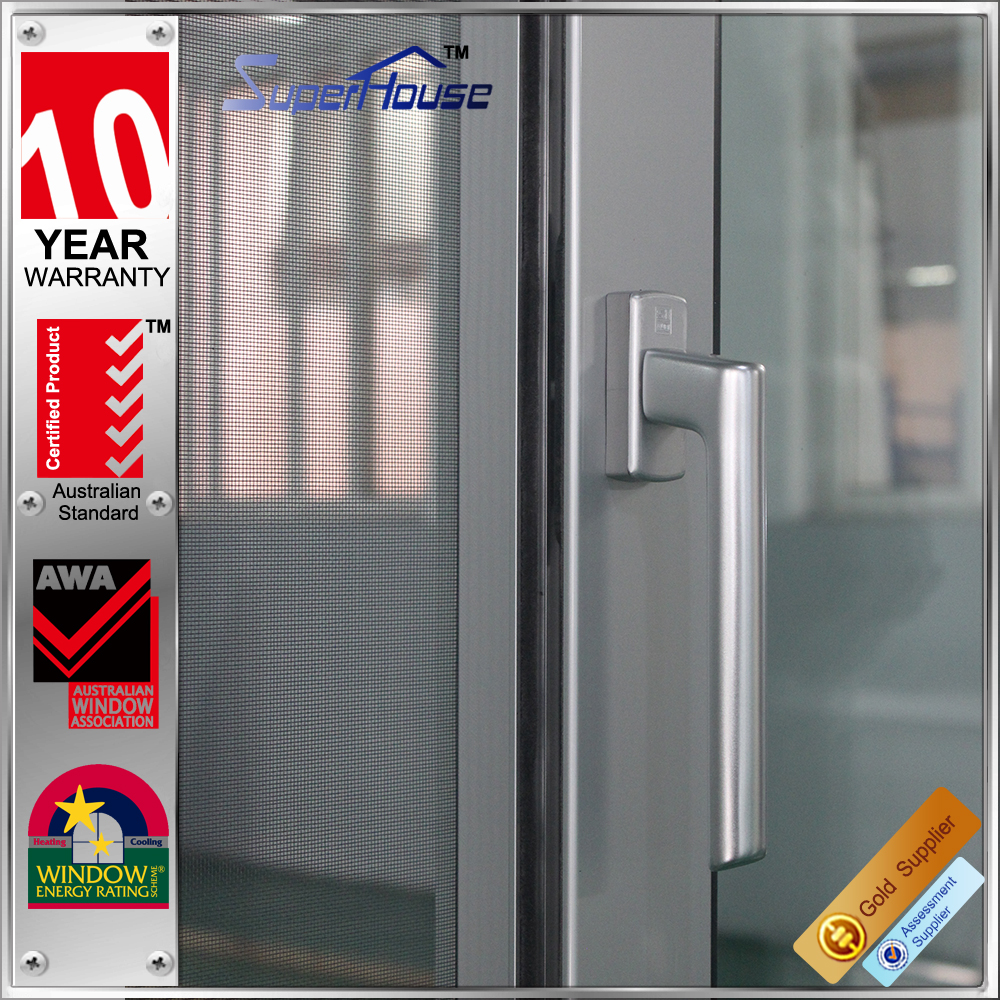 NOA Hurricane Low-E Aluminum Modern Windproof Sliding Door for Hotel Use with Double Glazing Tempered Glass