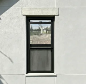 NAFS Approval Aluminum Single Hung Window Ultra Clear Glass High VLT Abundant Natural Light for Apartment Project