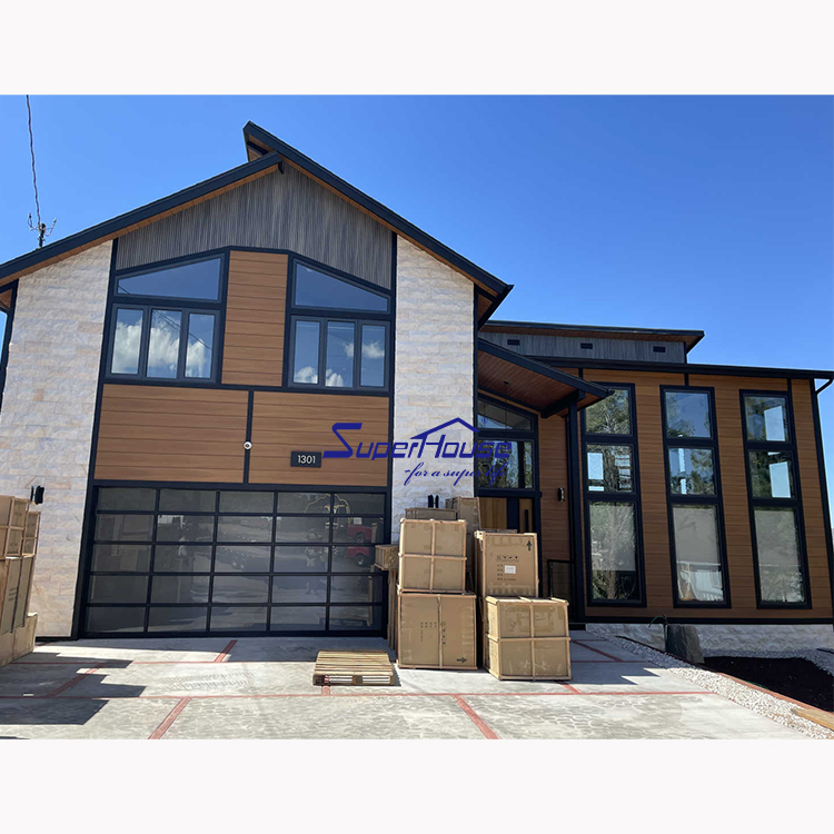 NFRC AS2047 Miami Dade Approved Matt Black Powder Coating Aluminium Fixed Window Custom Modern for Villa Aluminum Windows Doors