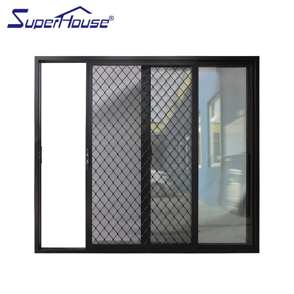 Lift Sliding Heavy Duty Big Vision Patio Door Thermal Break Aluminum Customized Triple Glass Sliding Door