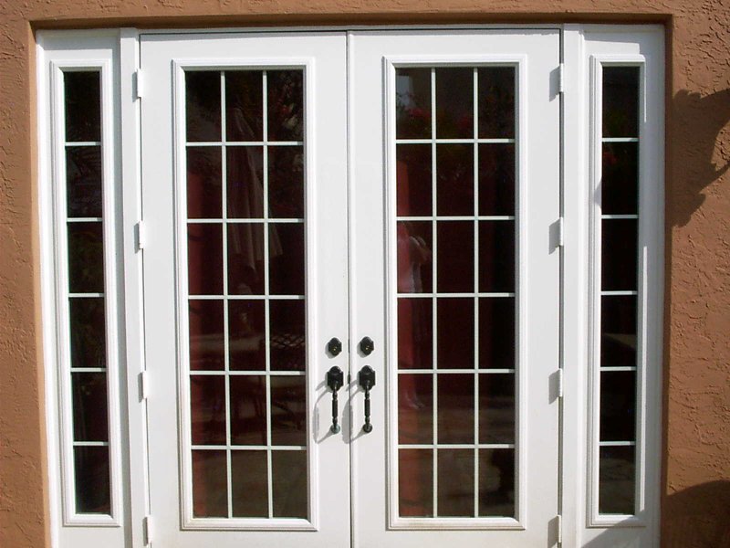 French Garden Entry Door Aluminum Hurricane Impact Double Glazed Waterproof Soundproof Exterior Door for Patio Villa Entrance