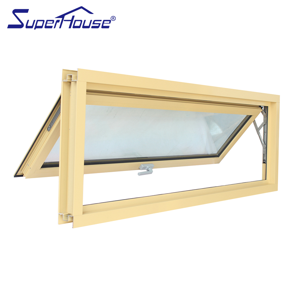 Superhouse Modern Style Soundproof NOA Standard Energy Star Qualified Customizable Graphic Design Aluminum Awning Window