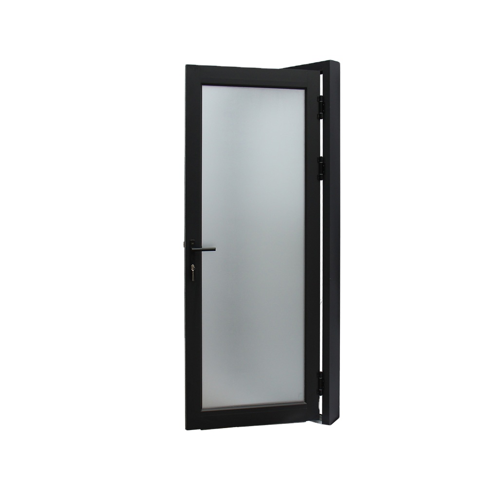 AS2047 Australian Standard Customized Black Color Aluminum Exterior French Doors With White Glass Hinged Front French Door