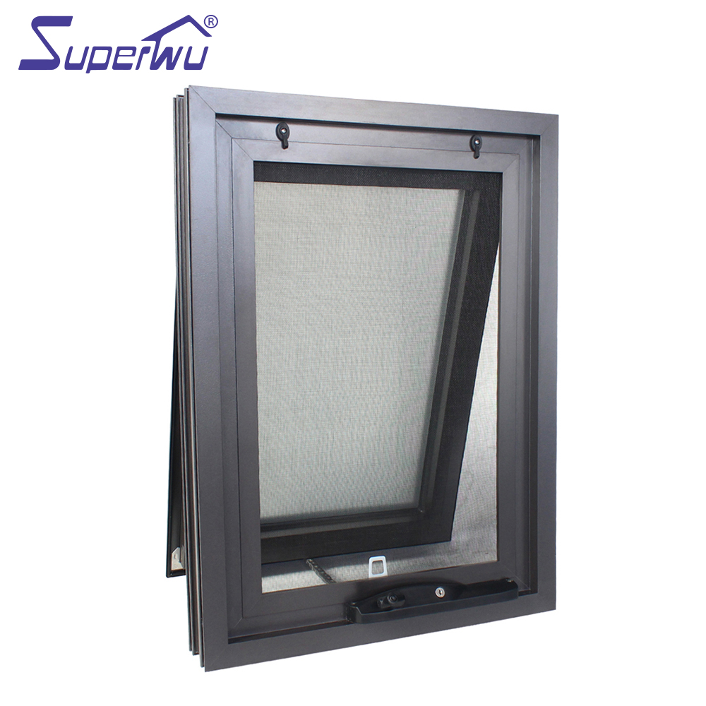 New Arrival Thermal Break AS2047 Window Australia Standard Aluminium Chain Winder Awning Window for Hotel