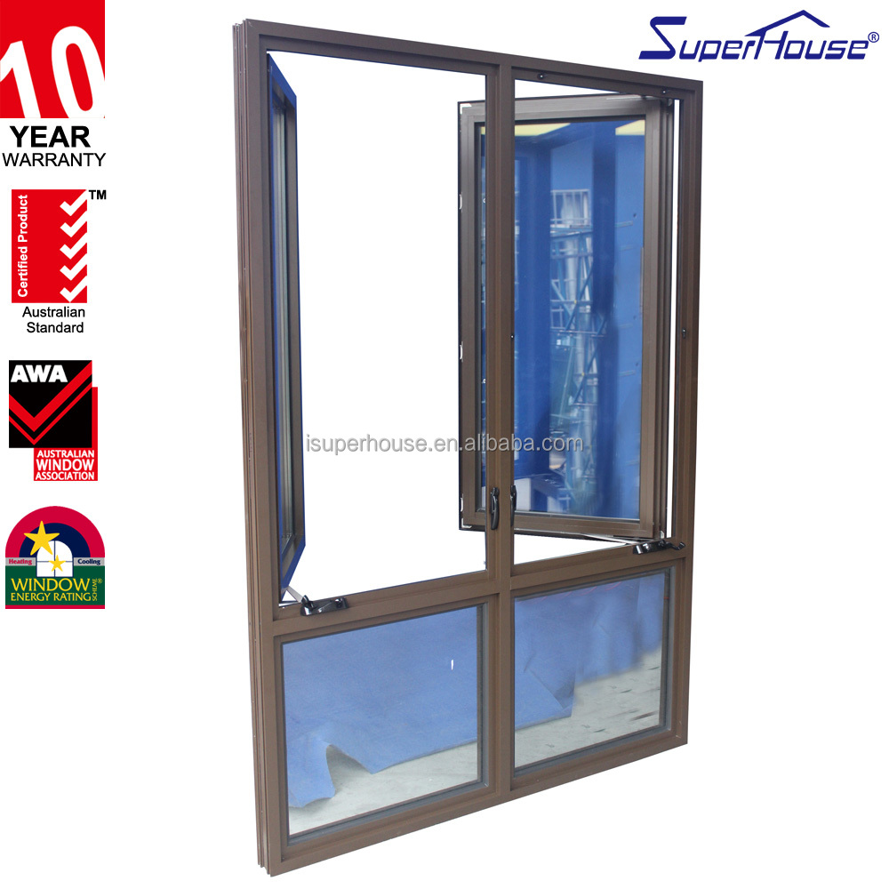 Thermal Break Aluminium Casement Windows Featuring Superior Sound Insulation for Domestic Projects