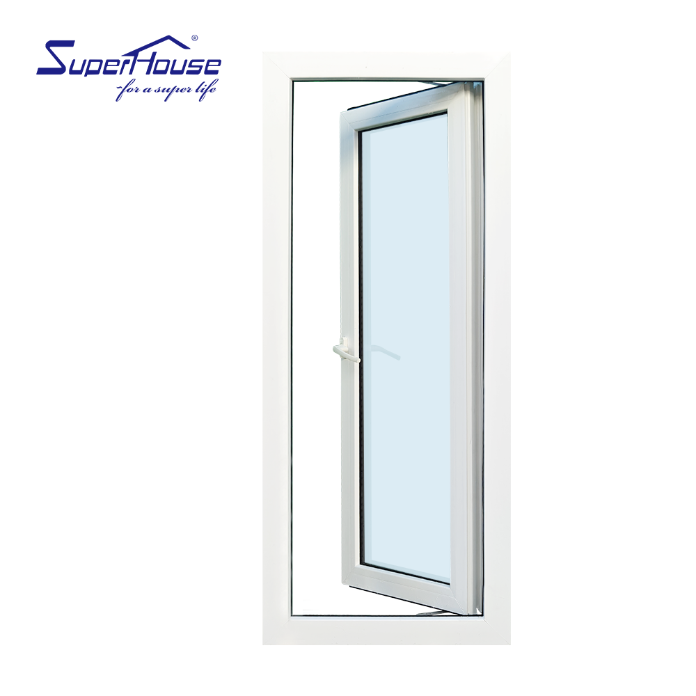 UPVC Casement Window with European System Profile Section of Upvc windows