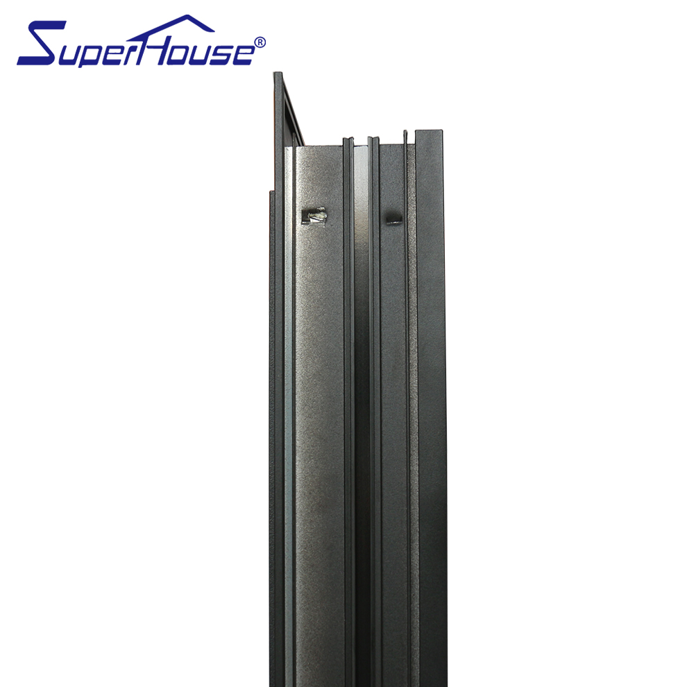 NZ Coastal Windproof Villa Windows Tilt Turn Sliding Casement Aluminum Frame 316SS Hardware