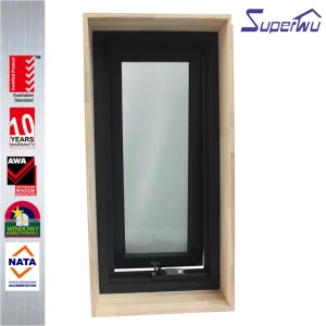 Superhouse Modern Design Australian Standard AS2047 Certified Aluminum Awnings Double Glazed Aluminium Awning Window