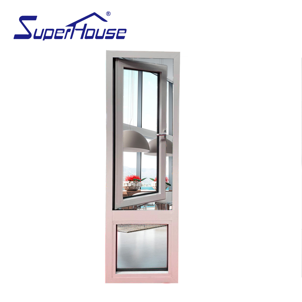 Miami City Modern Hurricane Impact Windows Villas Tilt Turn Sliding Casement Aluminum Alloy Frame Stainless Steel Security