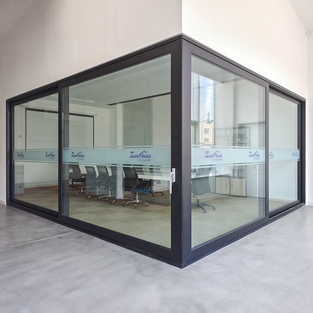 superhouse Promotion Best Price Good Privacy Built in Louver Aluminium Lift Sliding Doors Sliding Corner Door