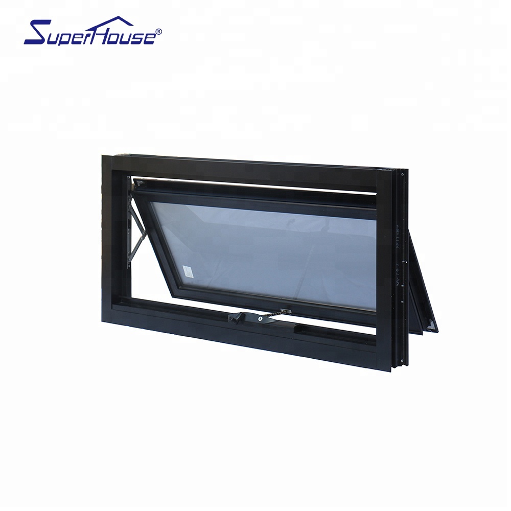 Top Quality Awning+fixed Aluminium Window German Origin Made Hardware Villa Home Manual Aluminum Awning Window
