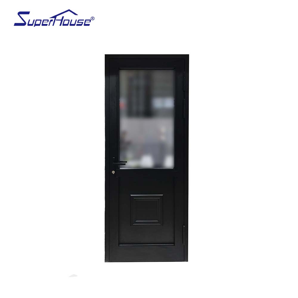 Exterior Door Modern Design Front Iron Doors Entrance Steel Aluminum Plate Entry Security  Door for Villa