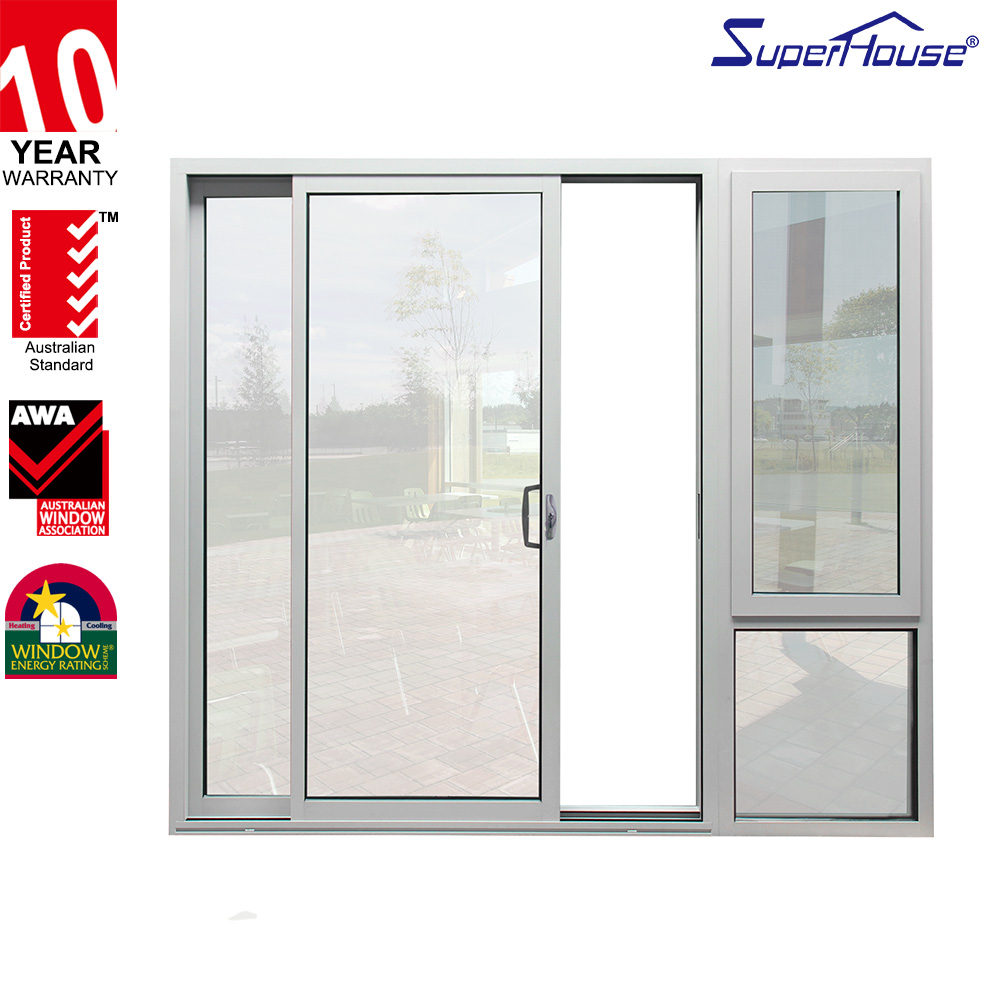 Superhouse 2/3/4 Panel Auto Aluminum Sliding Patio Exterior Door System