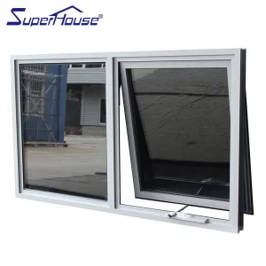 Australia Most Popular Aluminum Windows Sound Proof Double Glazed Chain Winder Awning Window