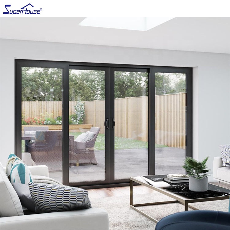 Superhouse Outside Customized Personally T6 Aluminum Insullated Glass Sliding Door
