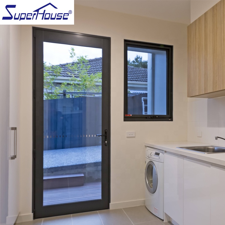 Aluminum Doors and Windows Double Tempered Glass With Super Waterproof for Container House