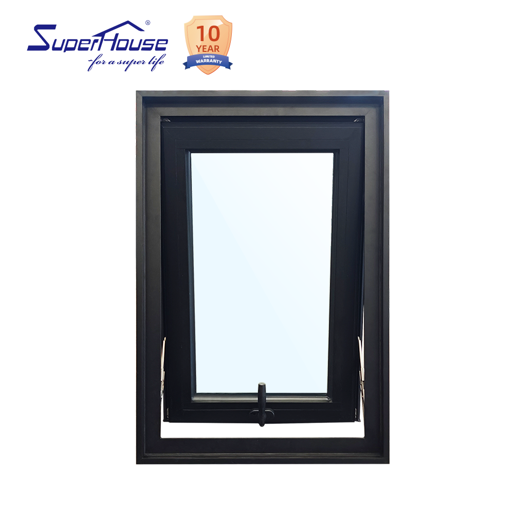 Hurricane Proof NOA NFRC AS2047 Maimi Dade Approval Powder Coating Aluminium Small Awning Window
