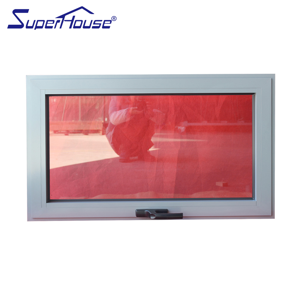 Superhouse Wholesale Sales of Windows With Aluminum Frame Double Glazed Tempered Glass Awning Window
