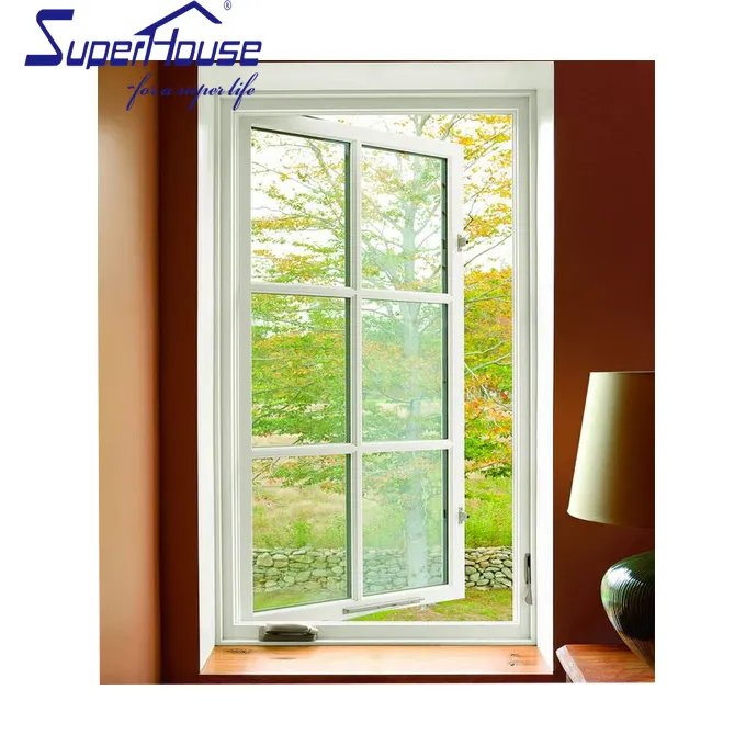 Euro New Design Double Glass With Low-E Aluminum Alloy  Arched Window  Low U-Value Safety Casement Windows Grill Window