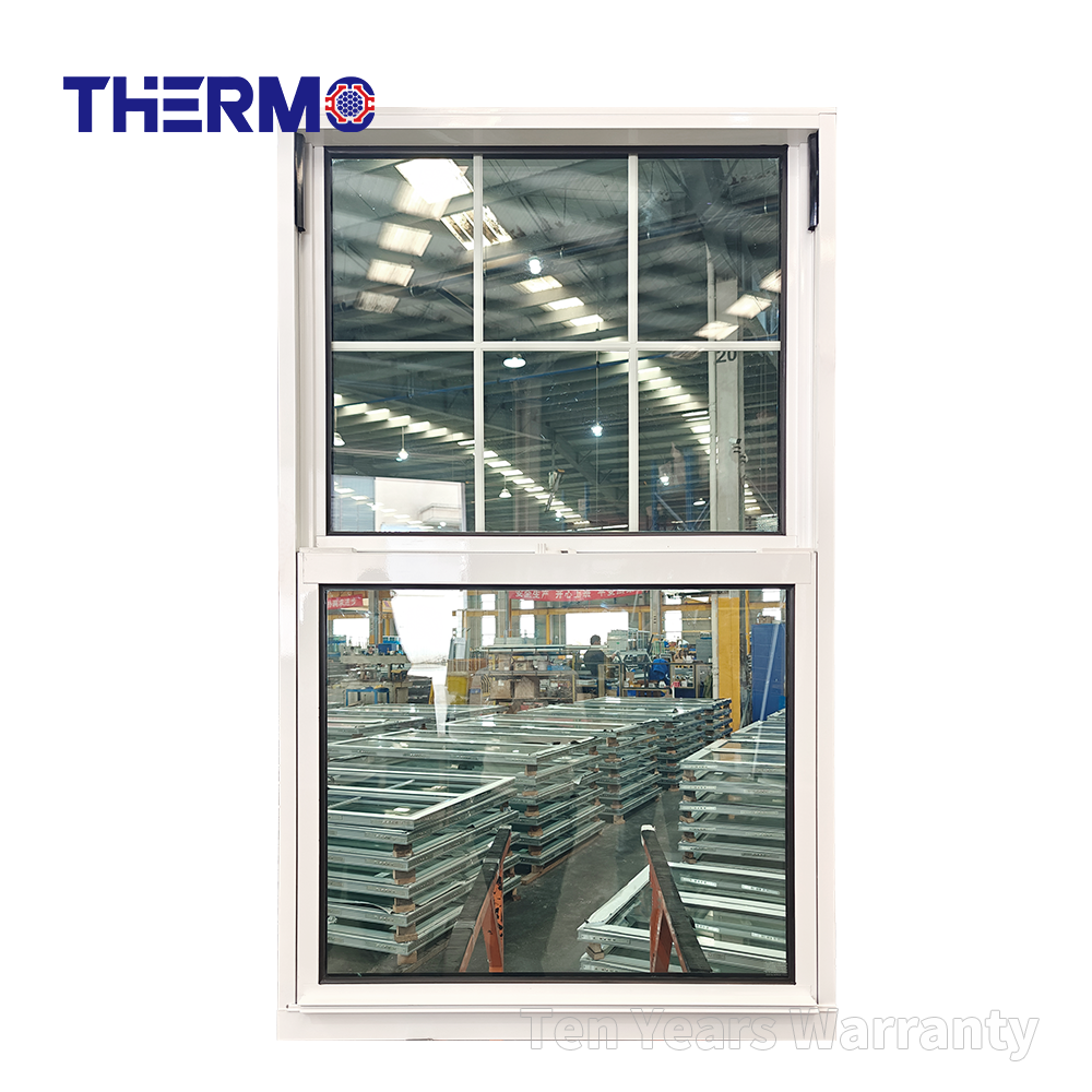 Thermal Break Aluminum Sliding Window Double Glazed Sound Insulation Horizontal Sliding Glass Window