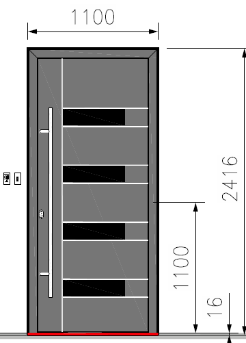 2026 First Choice Aluminum Entry Pivot Door Modern Atmospheric Design Strong Burglar Exterior Glass Entry Door