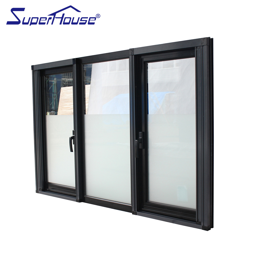 AS2047 NOA Aluminium Swing Horizontal Aluminum Window Modern Hanging Aluminum Alloy Villa Windproof 10 Years,more Than 5 Years