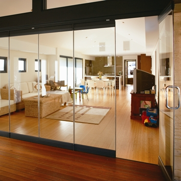 Folding Door Multi Panels Windproof NFRC AS2047 Standard Soundproof Bi-fold Doors Aluminium Folding Door for Home