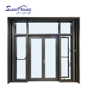 Storefront Impact Resistance Impact Glazed Electronic Entrance No Threshold Door Sill Stop Window Wall Sidelight