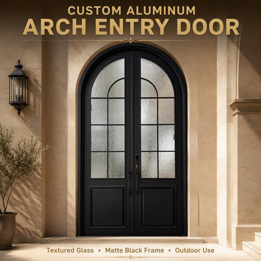Aluminum Arch Door Detail View 1