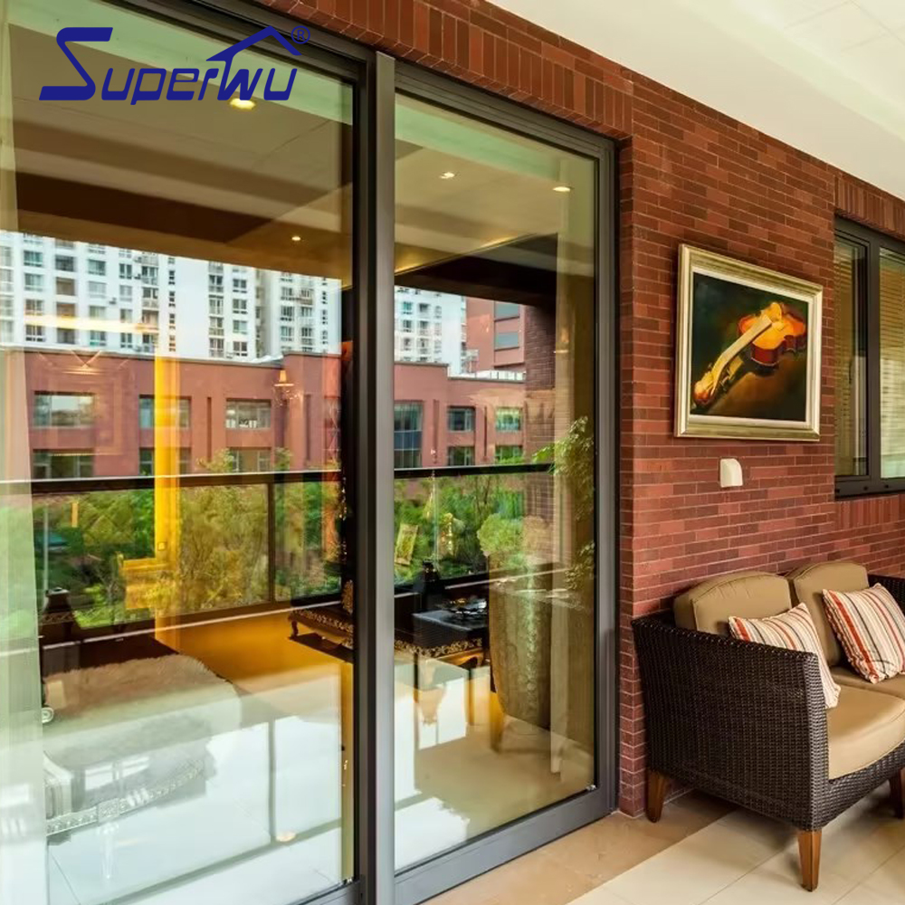 NFRC Low U-Factor Aluminum Sliding Door  1800x2100mm UV Protection Suitable for Residential Patio