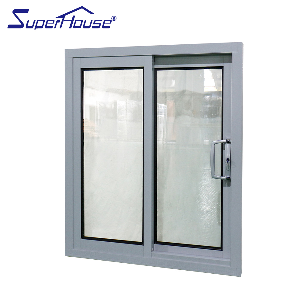 Florida Certified Aluminum Sliding Window Multi-point Lock D-type Handle Anti-pinch Windproof Anti-theft for Bedroom Living Room