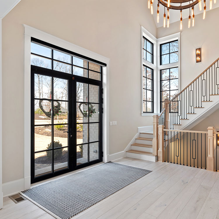 Renovation Building Project Grill Design Vertical Sliding single hung Window Miami-Dade NOA FL Coded Approved Hurricane Impact