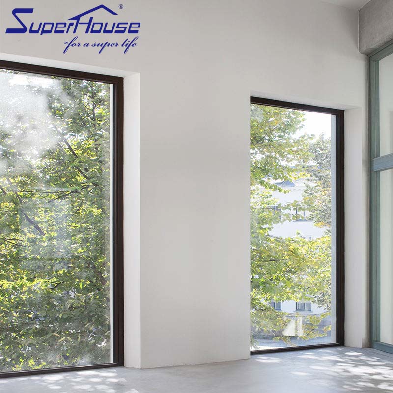 Unmatched Durability Hurricane Proof NFRC NOA FPA AS2047 Double Glass Custom Fixed Window with High Quality