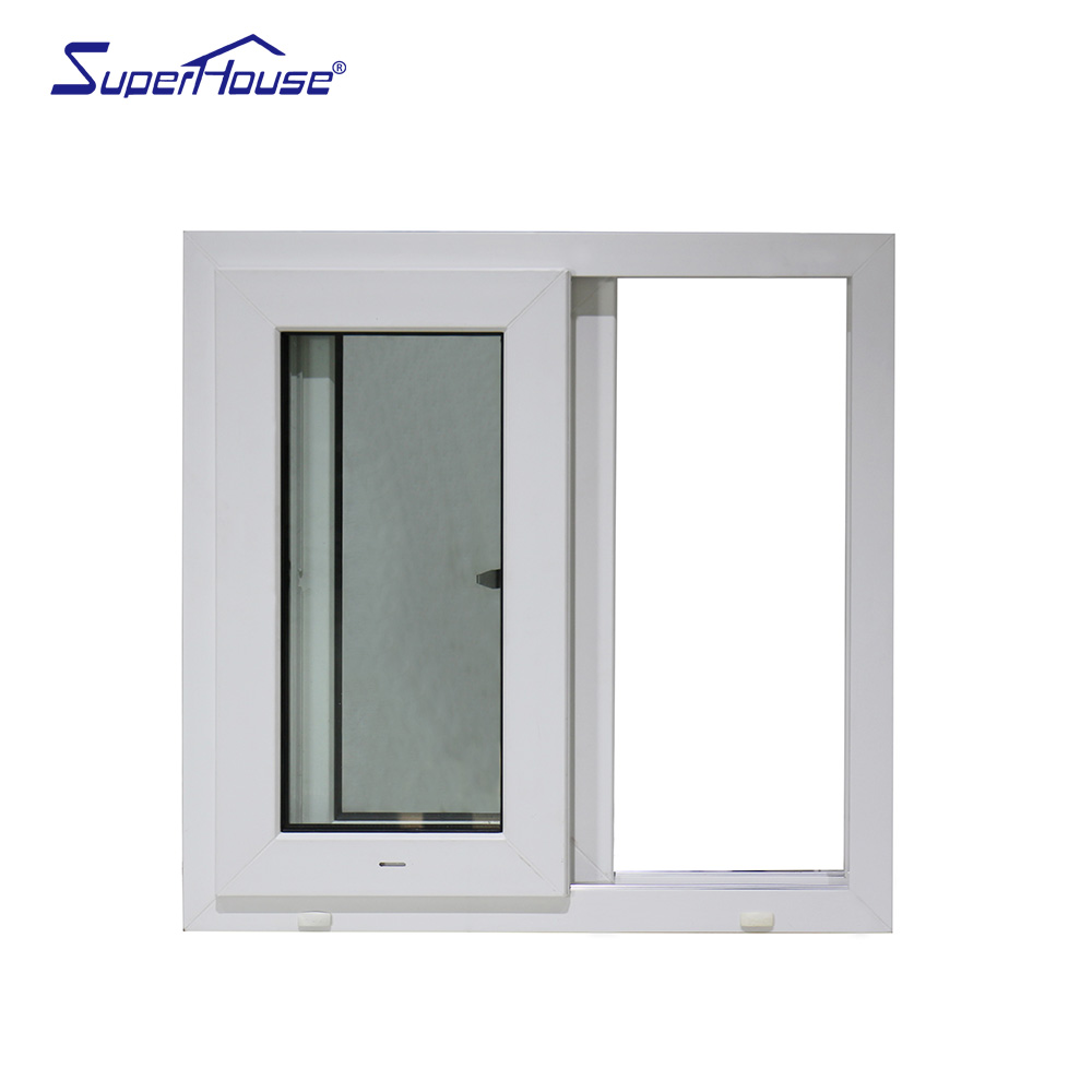 Superhouse Florida Approval Hurricane Proof Impact Resistant Pvc Sliding windows and Door
