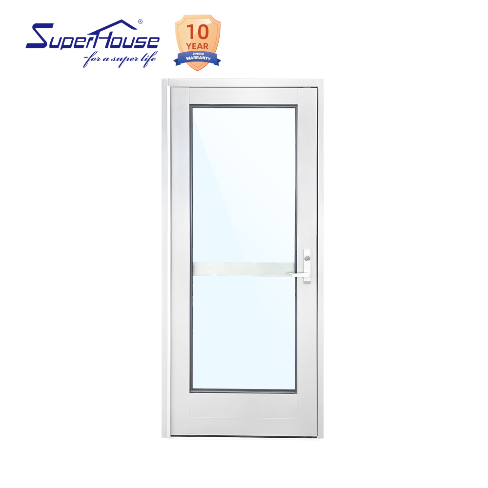 Commercial Project Special Aluminum Emergency Escape Door Complete Safety Panic Hardware for Apartment Hotel Office Building